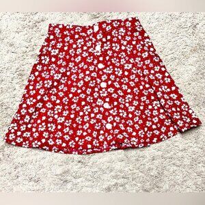 NWOT- Girl’s Pleated Floral Skirt Size 9